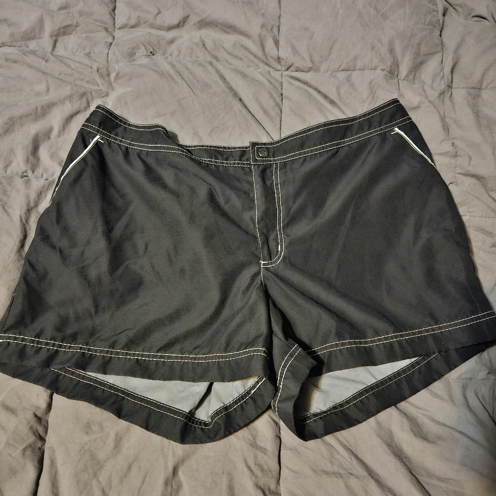 Faded glory black shorts
